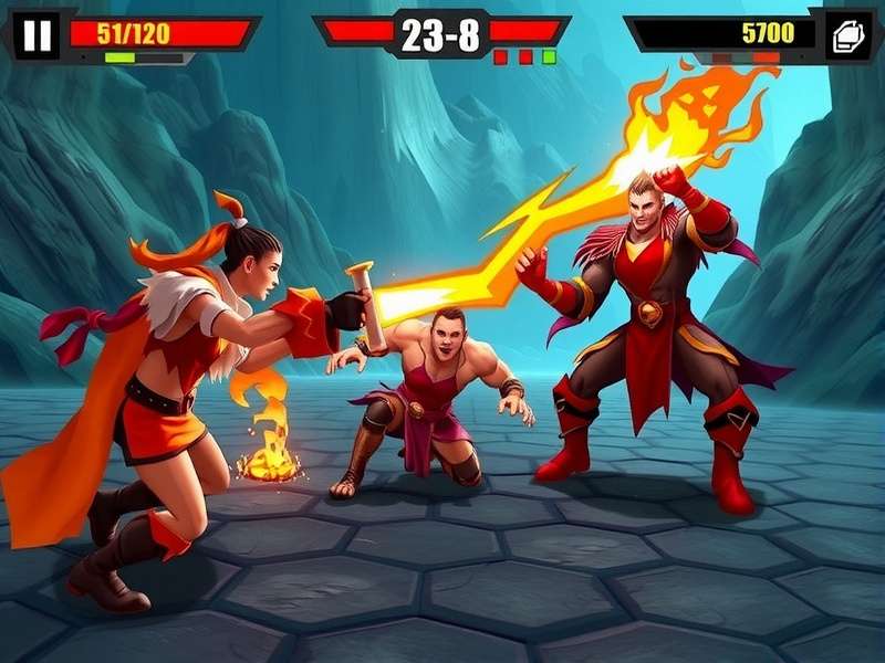Inferno Warrior Tussle Gameplay Screenshot